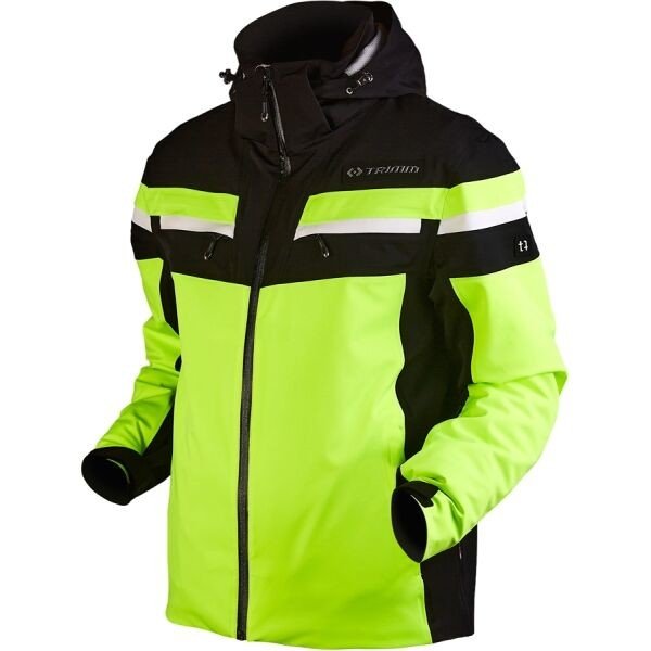 TRIMM FUSION Pánská lyžařská bunda, reflexní neon, velikost M