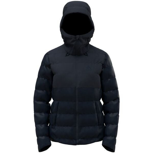Odlo W SEVERIN N-THERMIC HOODE INSULATED JACKET Dámská recyklovaná péřová bunda, černá, velikost L