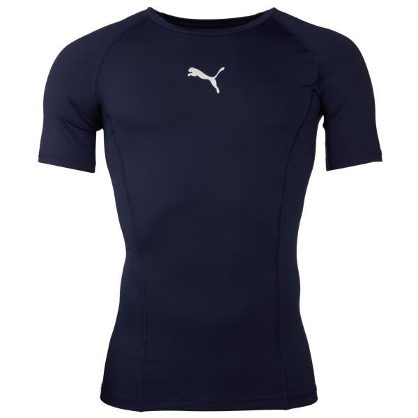 Puma LIGA BASELAYER TEE SS Pánské funkční triko, tmavě modrá, velikost L
