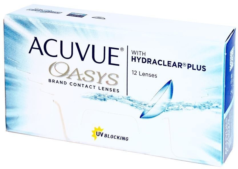 Acuvue Oasys with HYDRACLEAR®PLUS dioptrie: -4,00 (12 čoček)