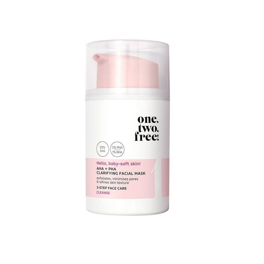 One.Two.Free! AHA + PHA Clarifying Mask Maska Na Obličej 50 ml