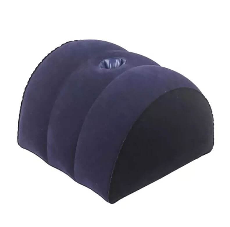 Magic Pillow - Sex Position Cushion with dildo compartment Inflatable Pillow - purple
