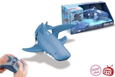 Žralok bílý RC do vody 35 cm - Český obal - II.jakost