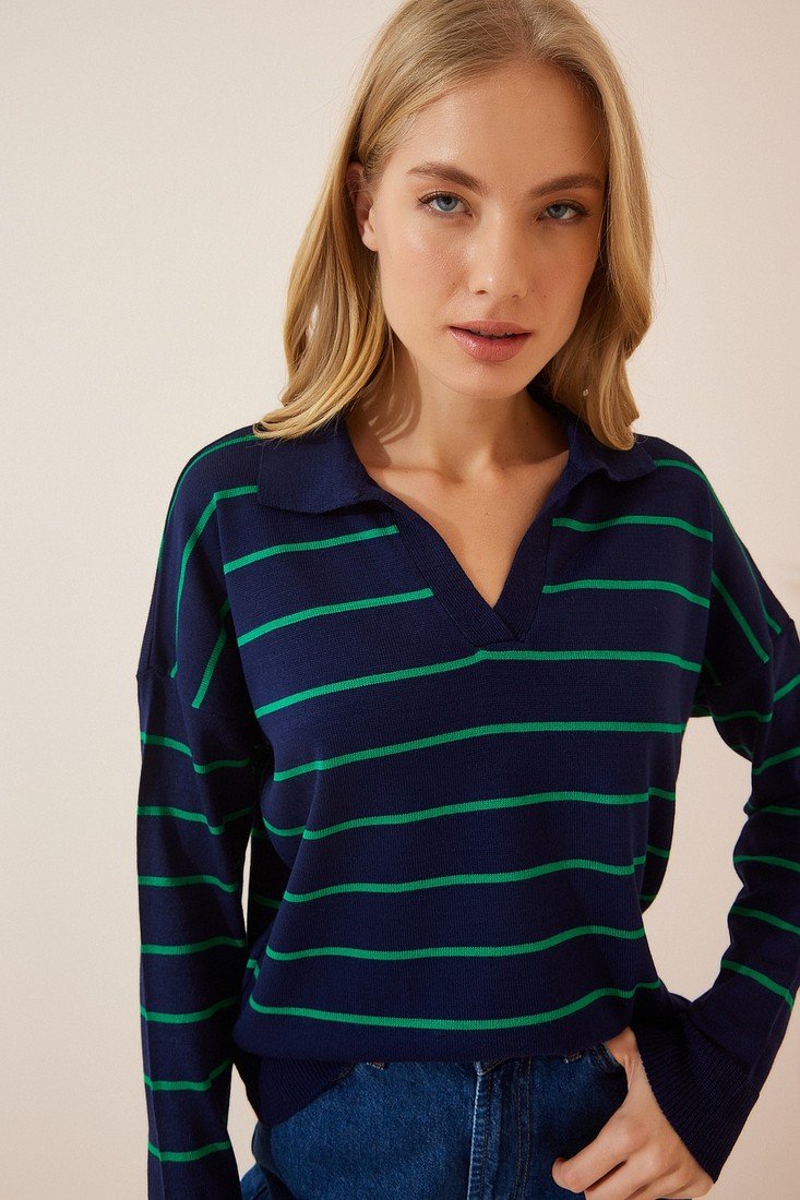 Happiness İstanbul Sweater - Green - Regular