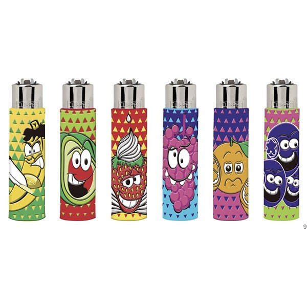 Zapalovač Clipper FCP11RH Pop Covers Crazy Fruits