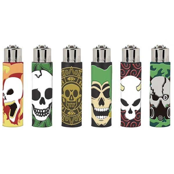 Zapalovač Clipper FCP11RH Pop Covers Devil Skulls