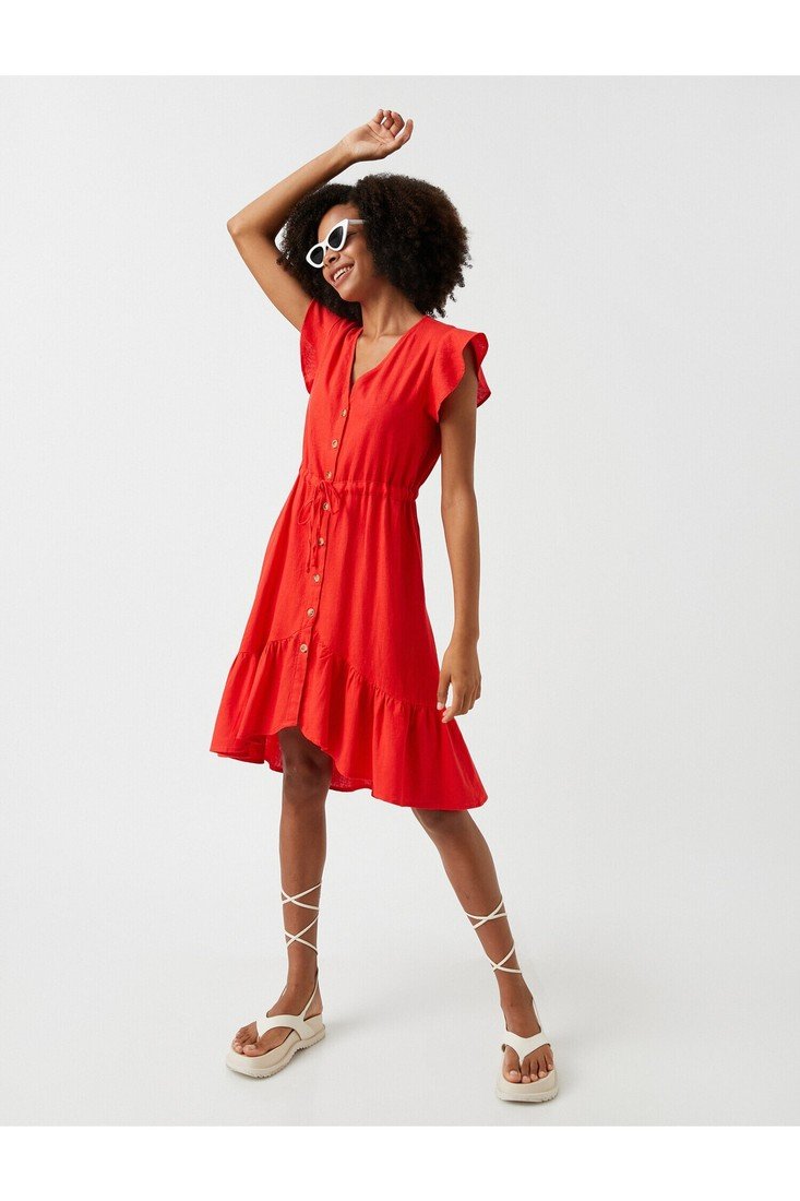 Koton Dress - Red - Basic