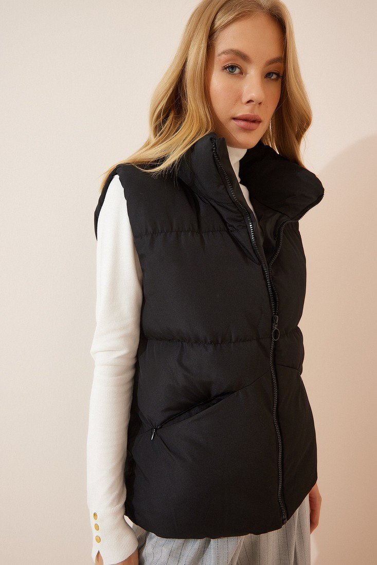 Happiness İstanbul Vest - Black - Puffer