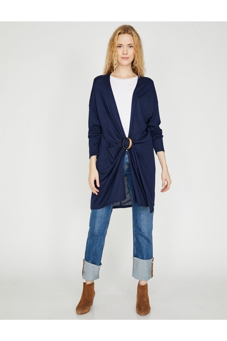 Koton Cardigan - Navy blue - Regular