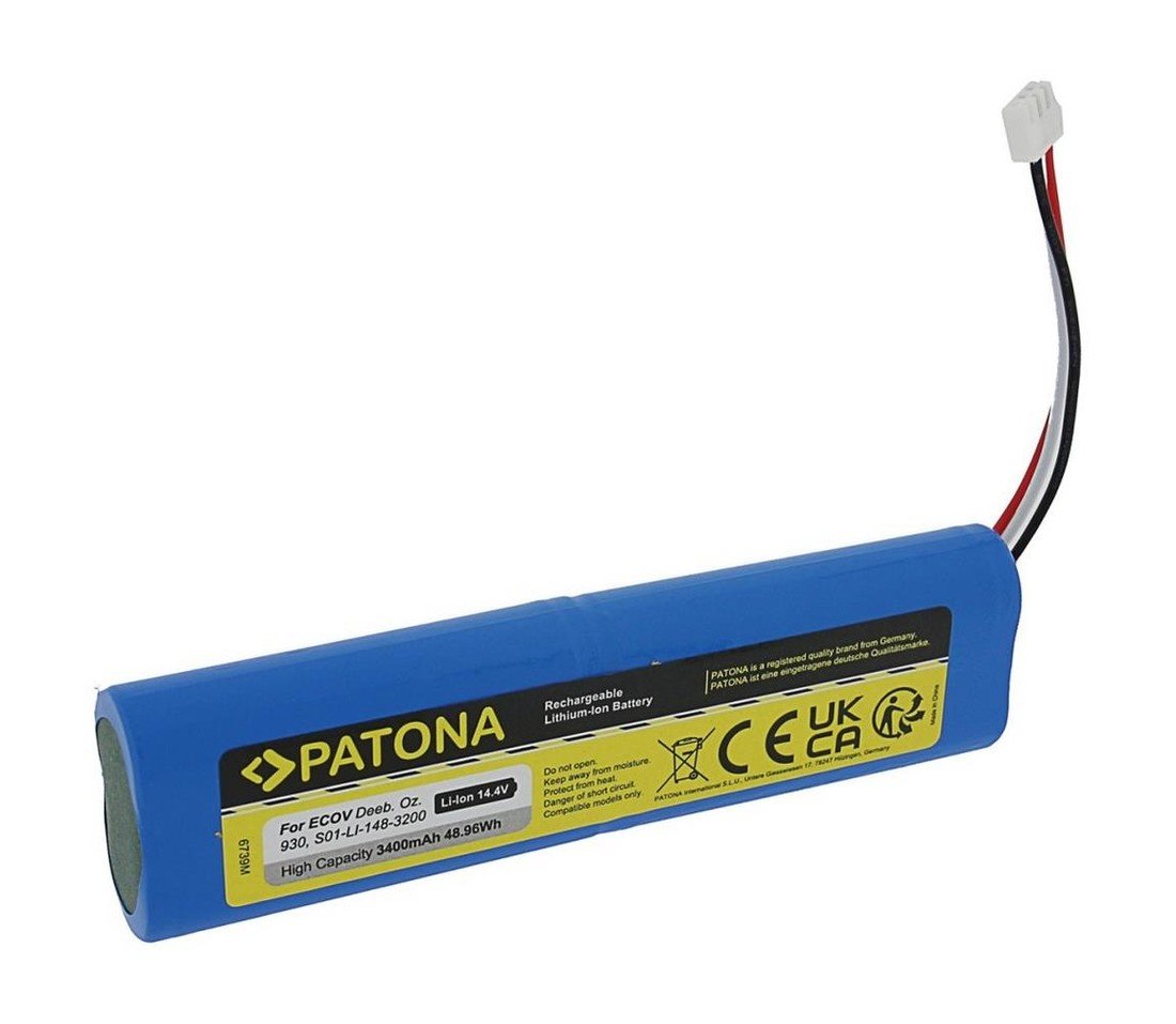 PATONA PATONA - Baterie Ecovacs Deebot Ozmo 930 3400mAh Li-lon 14,4V