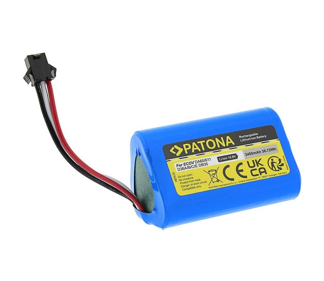 PATONA PATONA - Baterie Ecovacs Deebot D36 serie 3400mAh Li-lon 10,8V