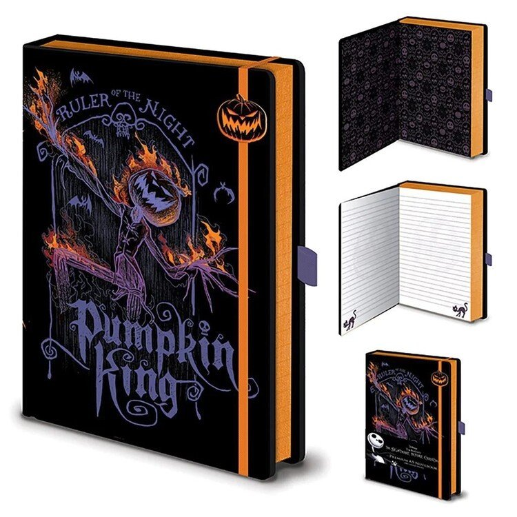 PYRAMID INTERNATIONAL Zápisník Ukradené Vánoce Tima Burtona - Pumpkin King