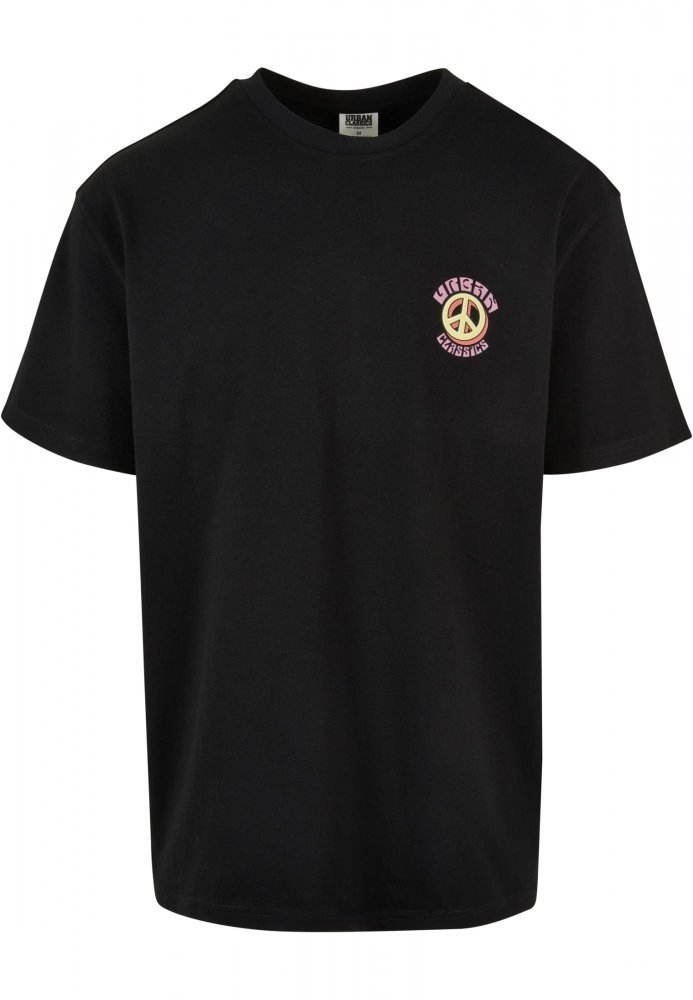 Organic Big Peace Tee - black L
