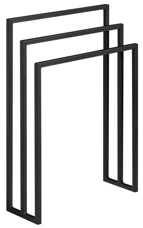 SAPHO SKA stojan na ručníky 550x800x200mm, černá mat SKA303