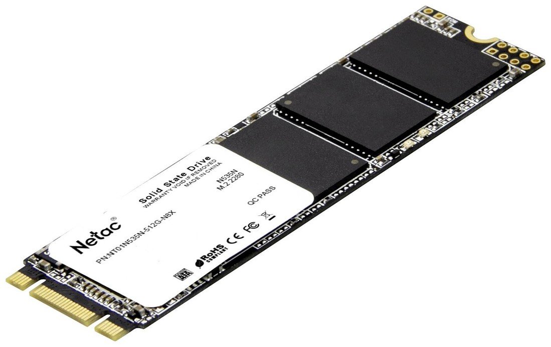 Netac Technology  512 GB interní SSD disk SATA M.2 2280 SATA 6 Gb/s Retail NT01N535N-512G-N8X