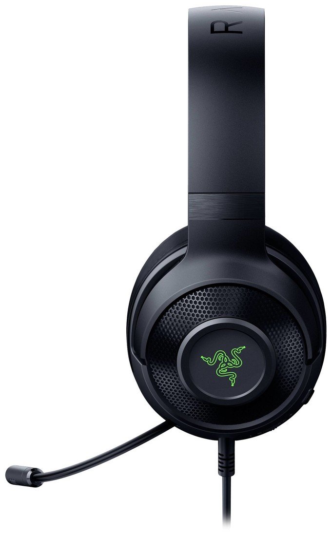 RAZER Kraken V3 X Gaming Sluchátka Over Ear kabelová Virtual Surround černá  headset, regulace hlasitosti, Vypnutí zvuku mikrofonu