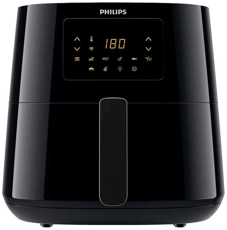 Philips HD9280/70 horkovzdušná fritéza, 2 000 W, ovládání pomoci aplikace, černá