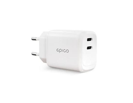 EPICO 45W duální síťová nabíječka - bílá 9915101100143