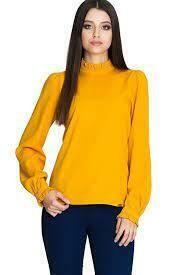 Dámská halenka M595 - Figl - 40 - červená