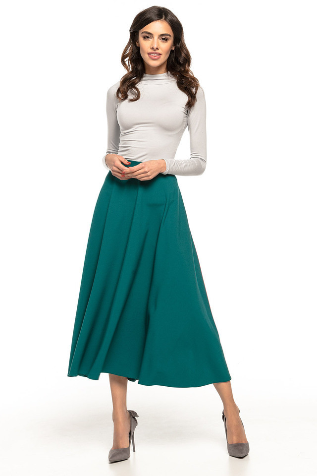 Dámská sukně T260 - Tessita - 36/S - tmavě zelená