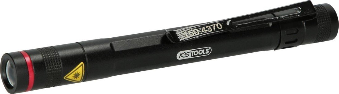 KS Tools 150.4370 LED kapesní svítilna s klipem na opasek na baterii 85 lm 10 h 92 g