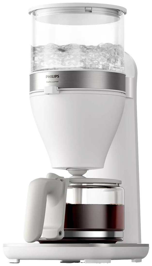 Philips Café Gourmet HD5416/00 kávovar bílá  připraví šálků najednou=15 skleněná konvice