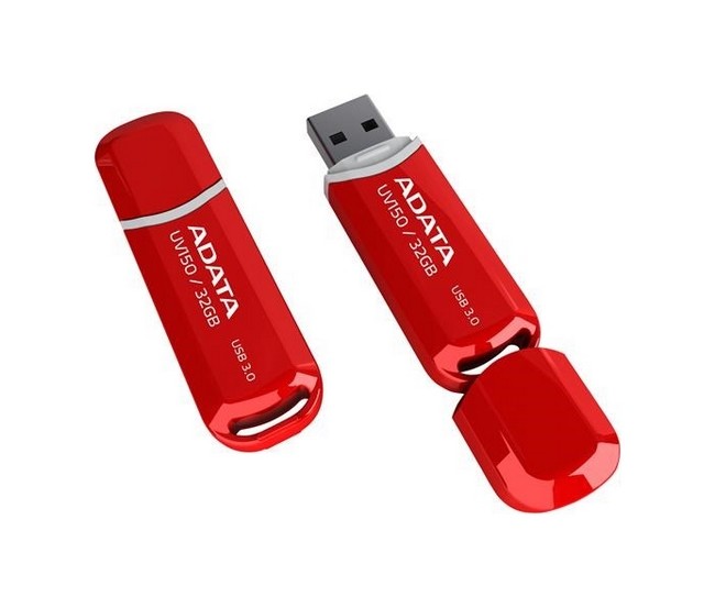Flash disk ADATA UV150 32GB červený 91090
