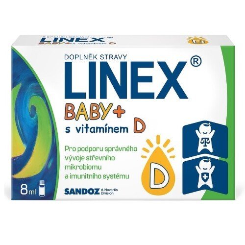 Linex Baby + s vitamínem D 8ml