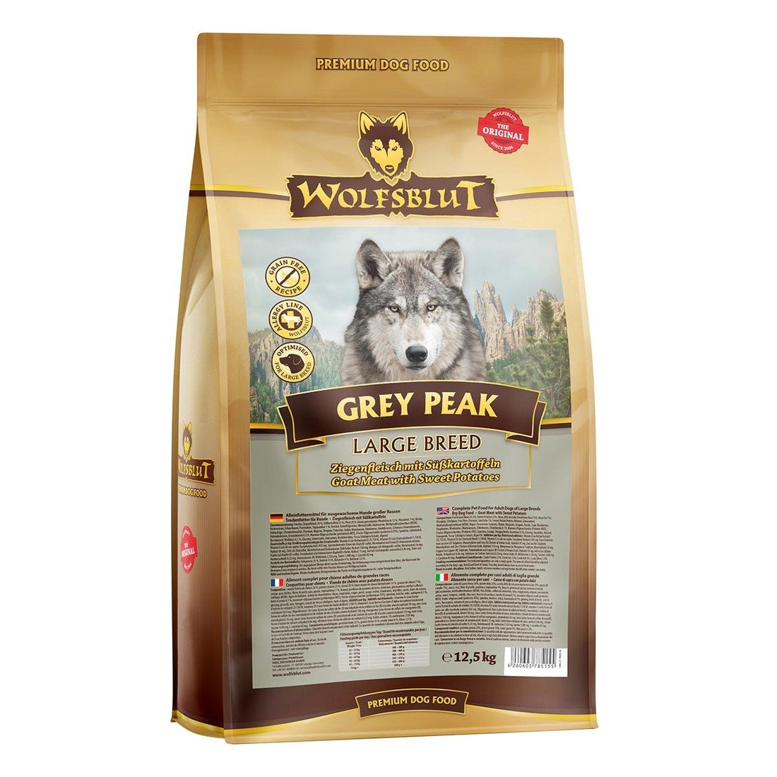 Wolfsblut Grey Peak Large Breed 2x12,5kg