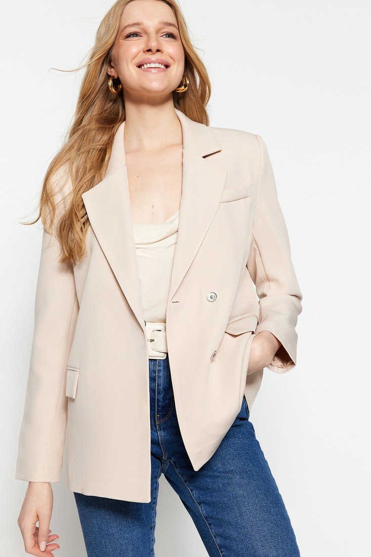 Trendyol Blazer - Beige - Regular