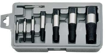 Vytahováky zalomených šroubů M3-M50, sada 8 ks - Kraftmann 1897