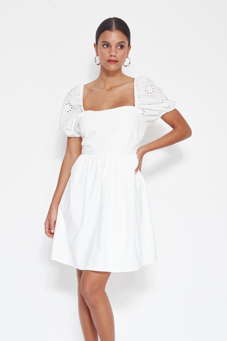 Trendyol Dress - White - Skater