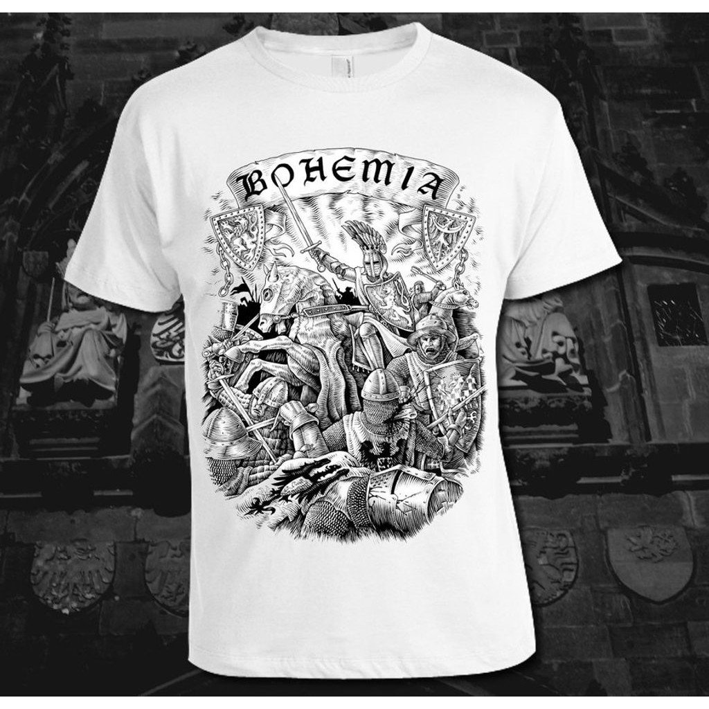 Triko Naav Bohemia Přemysl Otakar II. - bílé, 3XL