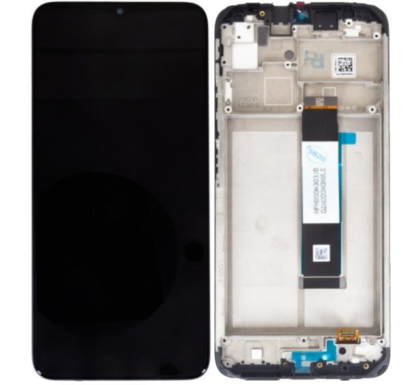 LCD + dotyk + přední kryt pro Xiaomi Redmi 9T, black