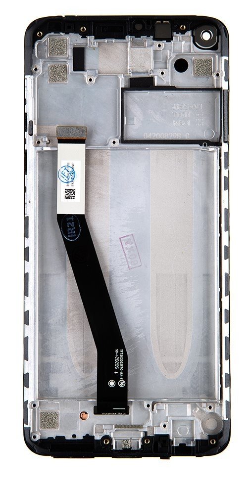 LCD + dotyk + přední kryt pro Xiaomi Redmi Note 9, black