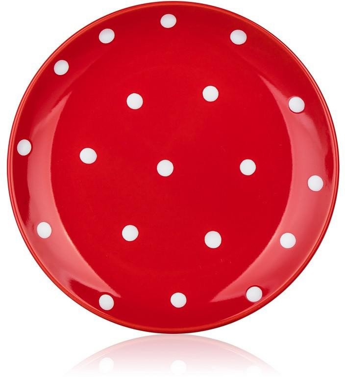 talíř dezertní 18,6cm puntíky ČRV keramický (60223096)