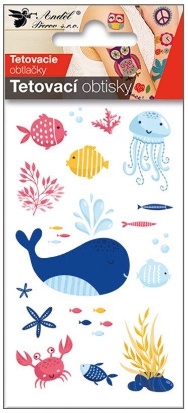 Anděl Tetovací obtisky - rybičky - 16030