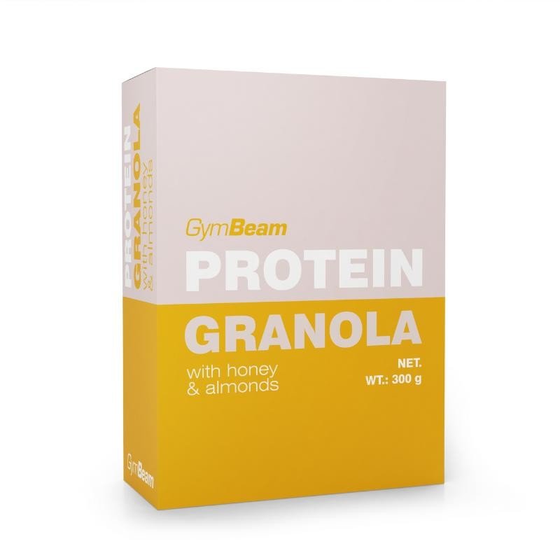 GymBeam Proteinová granola s medem a mandlemi 5 x 300 g