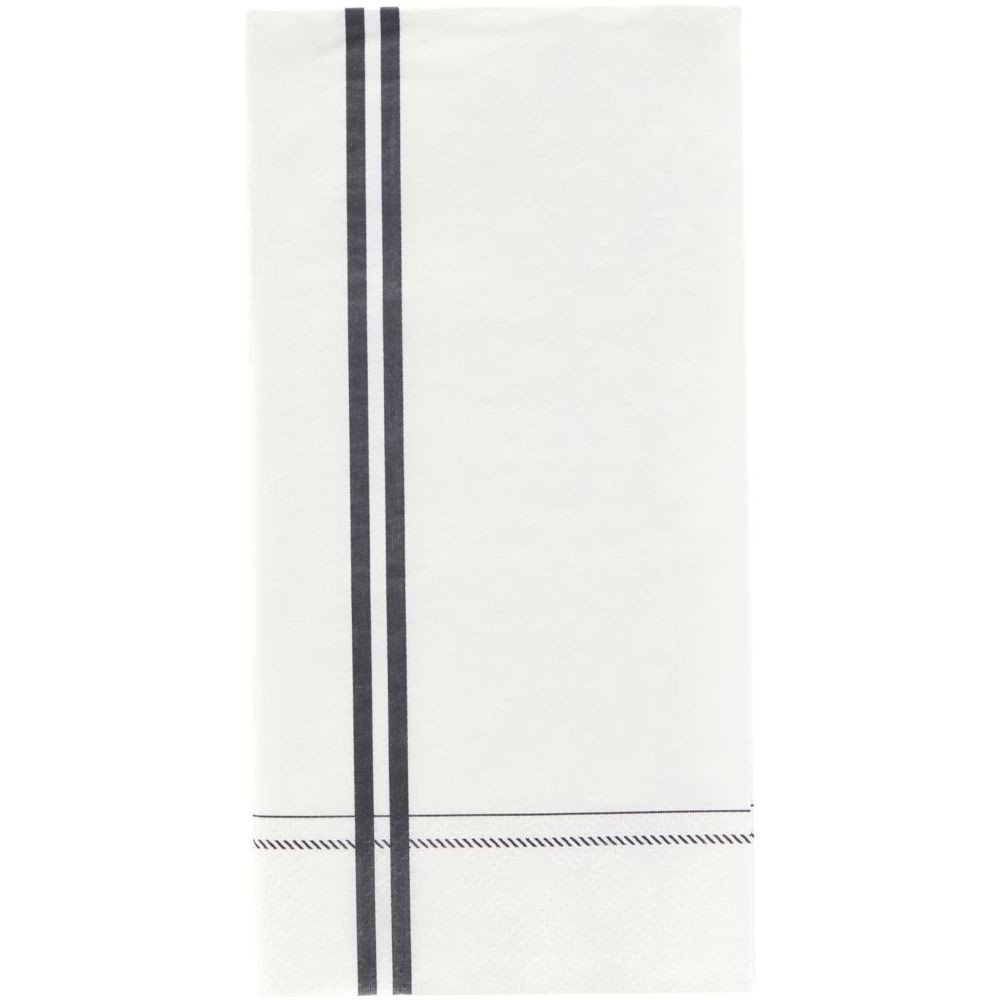 Papírové ubrousky STRIPE Nicolas Vahé 12 ks bílé/šedé