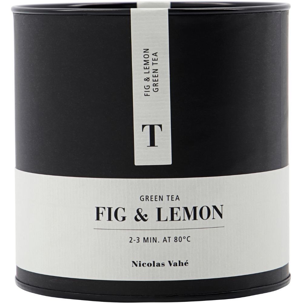 Zelený čaj fíky & citron Nicolas Vahé plechovka 100 g