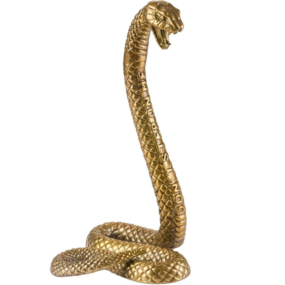 Hliníková figurka WUNDERKAMMER SNAKE Seletti 26 cm stříbrná