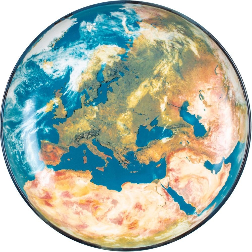 Servírovací talíř COSMIC DINER EARTH EUROPE Seletti 32 cm