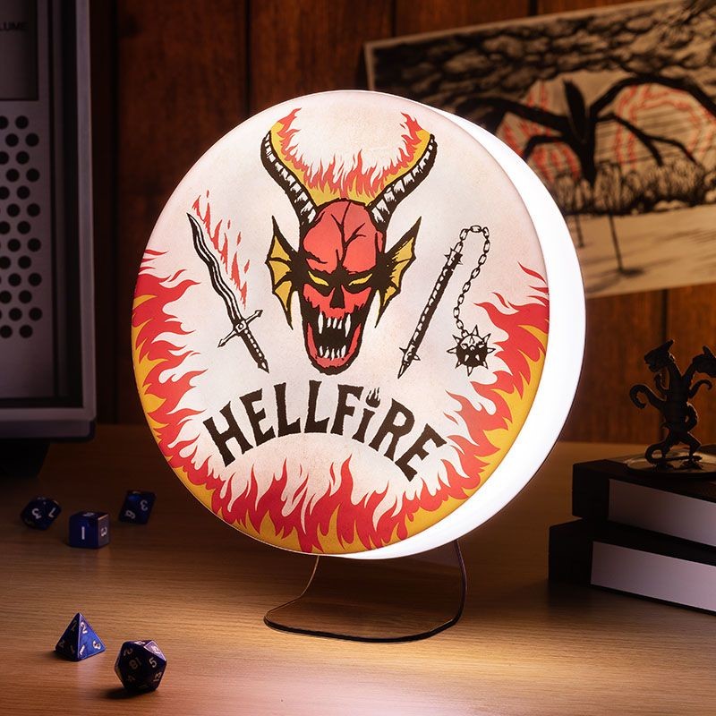 Paladone Products | Stranger Things - lampička Hellfire Club Logo 20 cm
