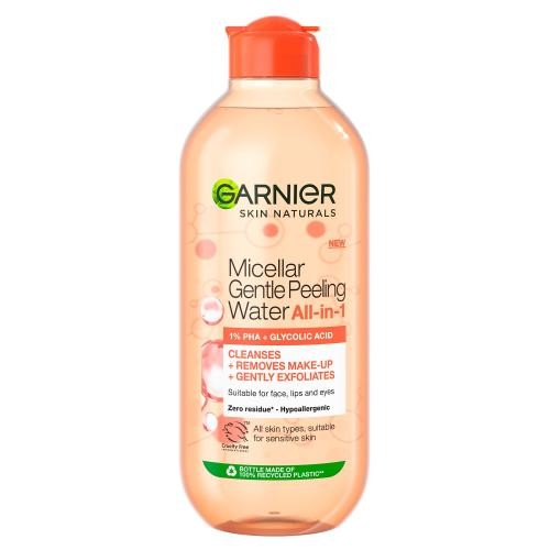 Garnier Skin Naturals Micellar Gentle Peeling Water 400 ml micelární voda s exfoliačním účinkem unisex