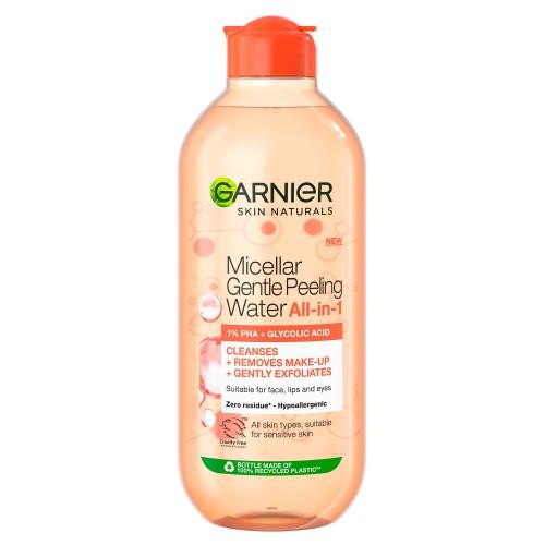 Garnier Skin Naturals Micellar Gentle Peeling Water 400 ml micelární voda s exfoliačním účinkem unisex