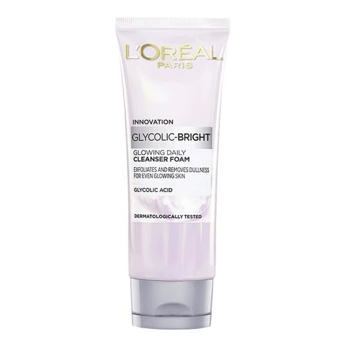L'Oréal Paris Glycolic-Bright Glowing Daily Cleanser Foam 100 ml rozjasňující čisticí pěna pro ženy
