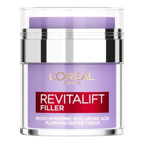 L'Oréal Paris Revitalift Filler HA Plumping Water-Cream 50 ml lehký pleťový krém proti vráskám pro ženy