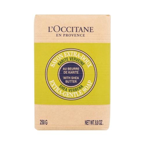 L'Occitane Shea Butter Verbena Extra-Gentle Soap 250 g extra jemné mýdlo s bambuckým máslem a verbenou pro ženy