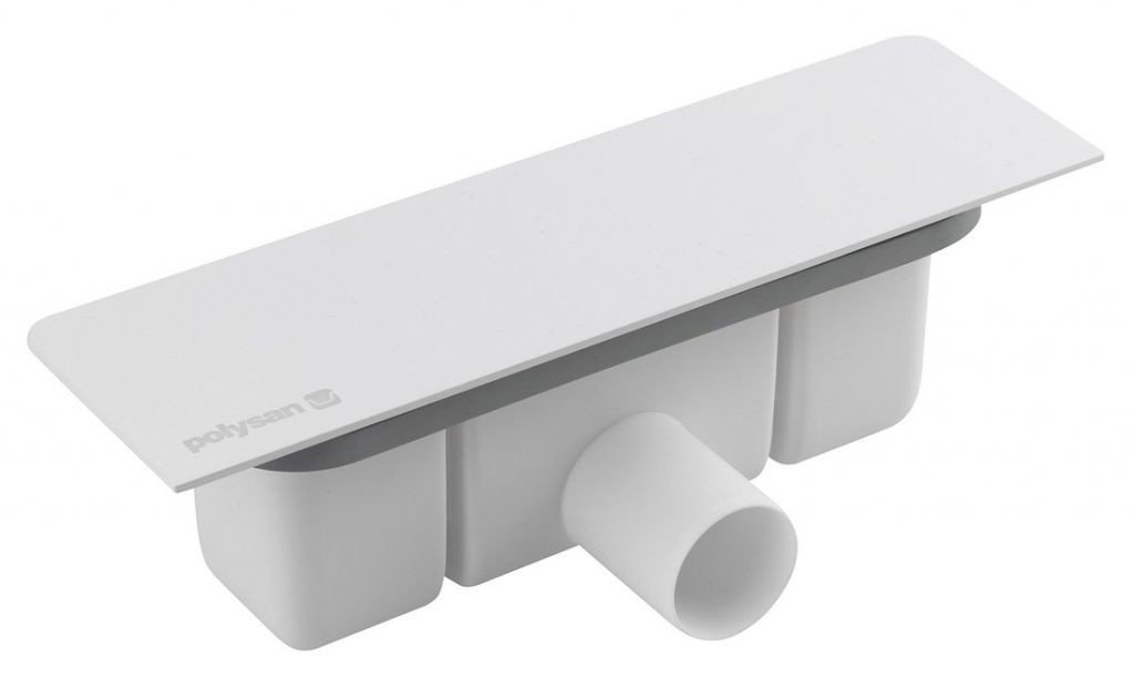 POLYSAN KAZUKO vaničkový sifon, DN40, krytka bílá mat 26327
