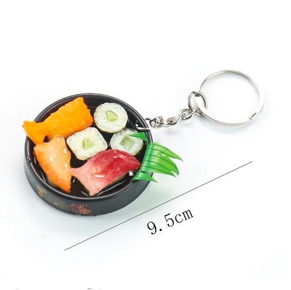 Přívěsek na klíče sushi
